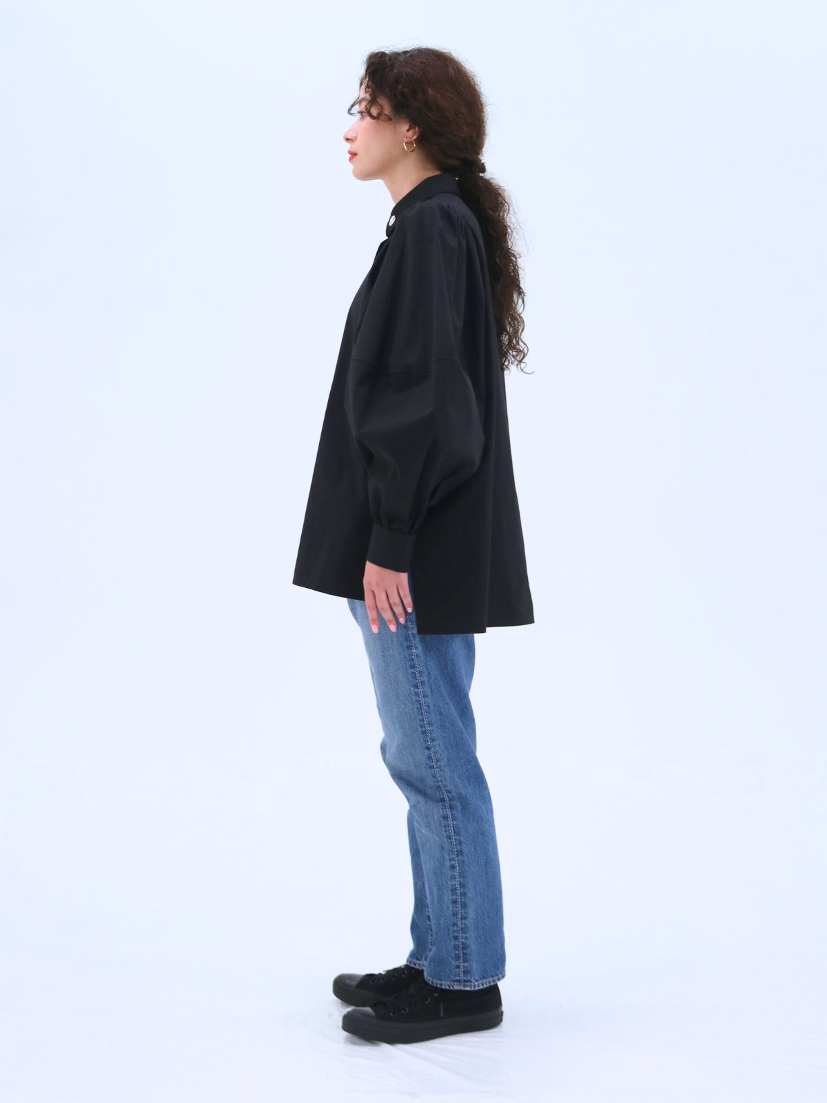 Volume Sleeve Blouse
