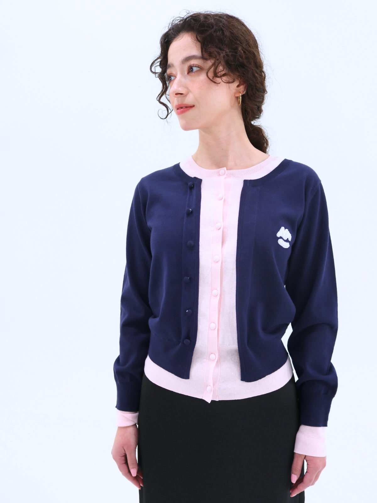 Double-Layered Cardigan