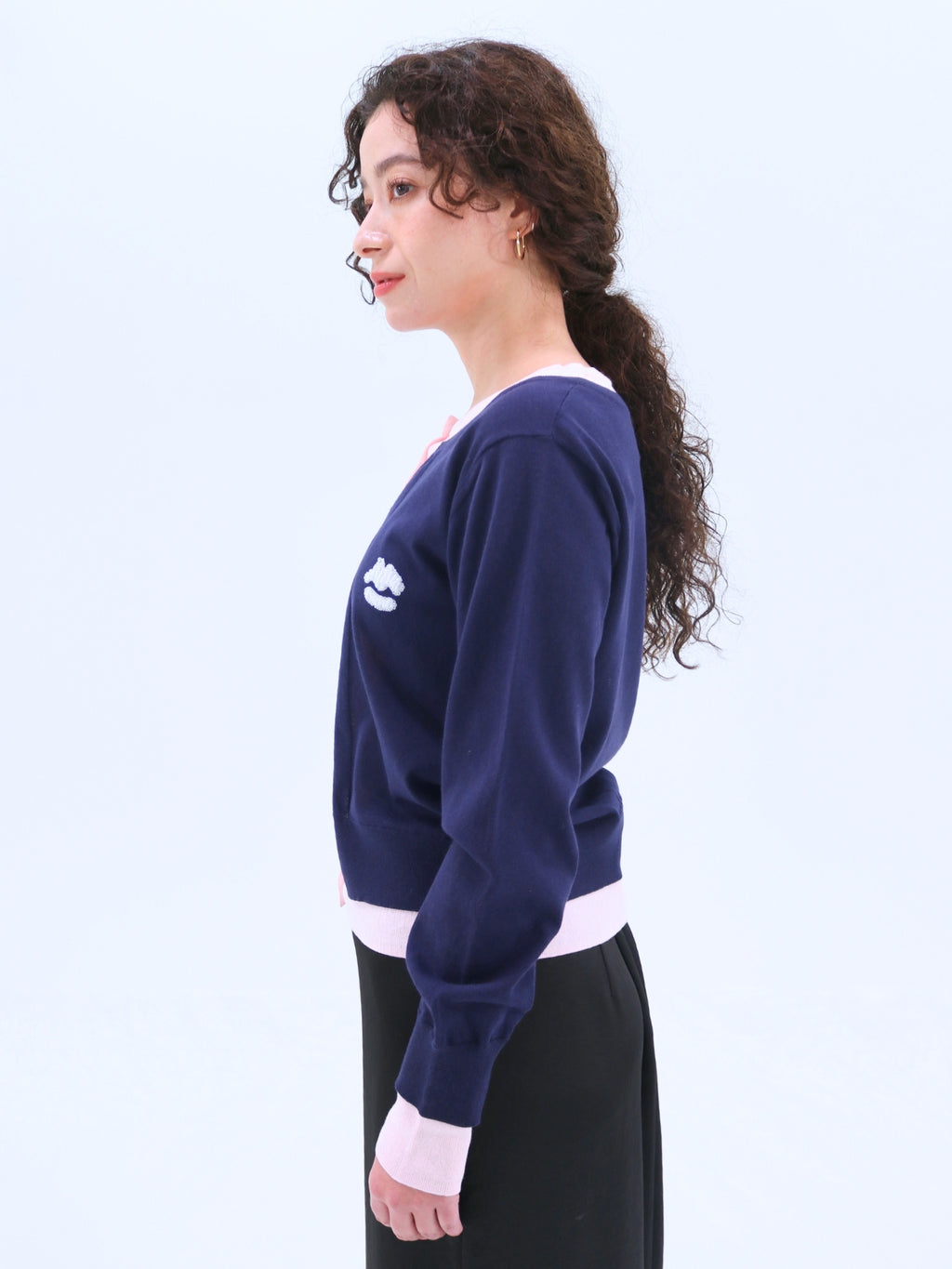 Double-Layered Cardigan