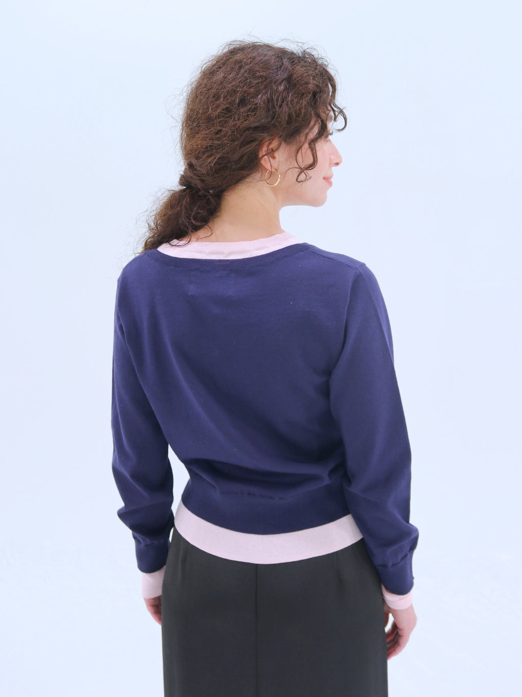 Double-Layered Cardigan