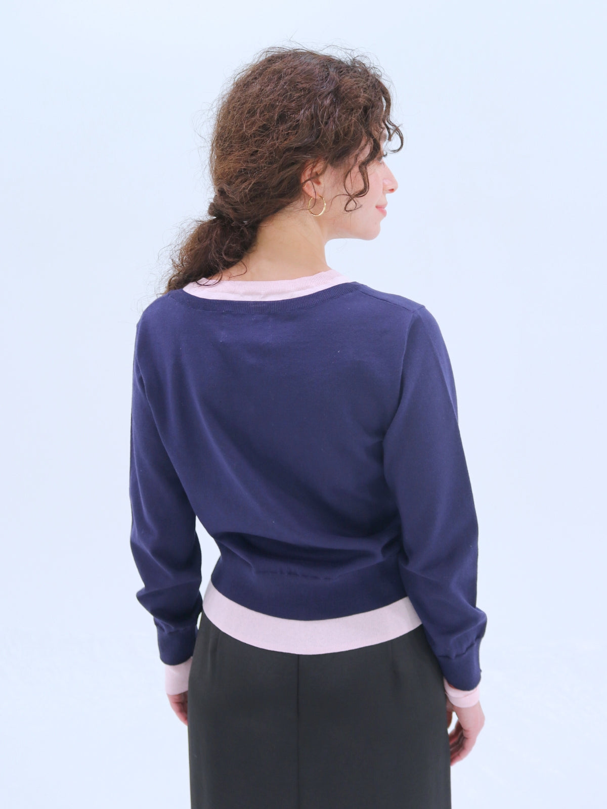 Double-Layered Cardigan