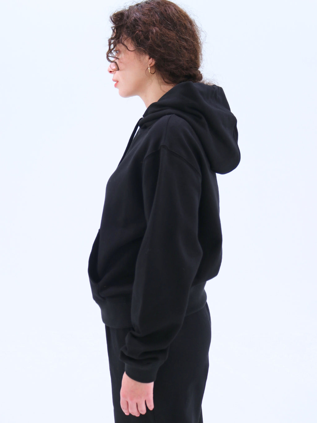 Lip Embroidered Sweat Hoodie