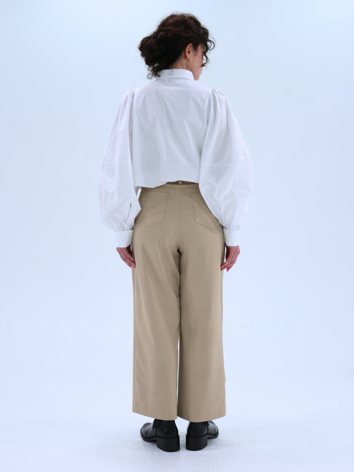 One-Side Wrap Slacks