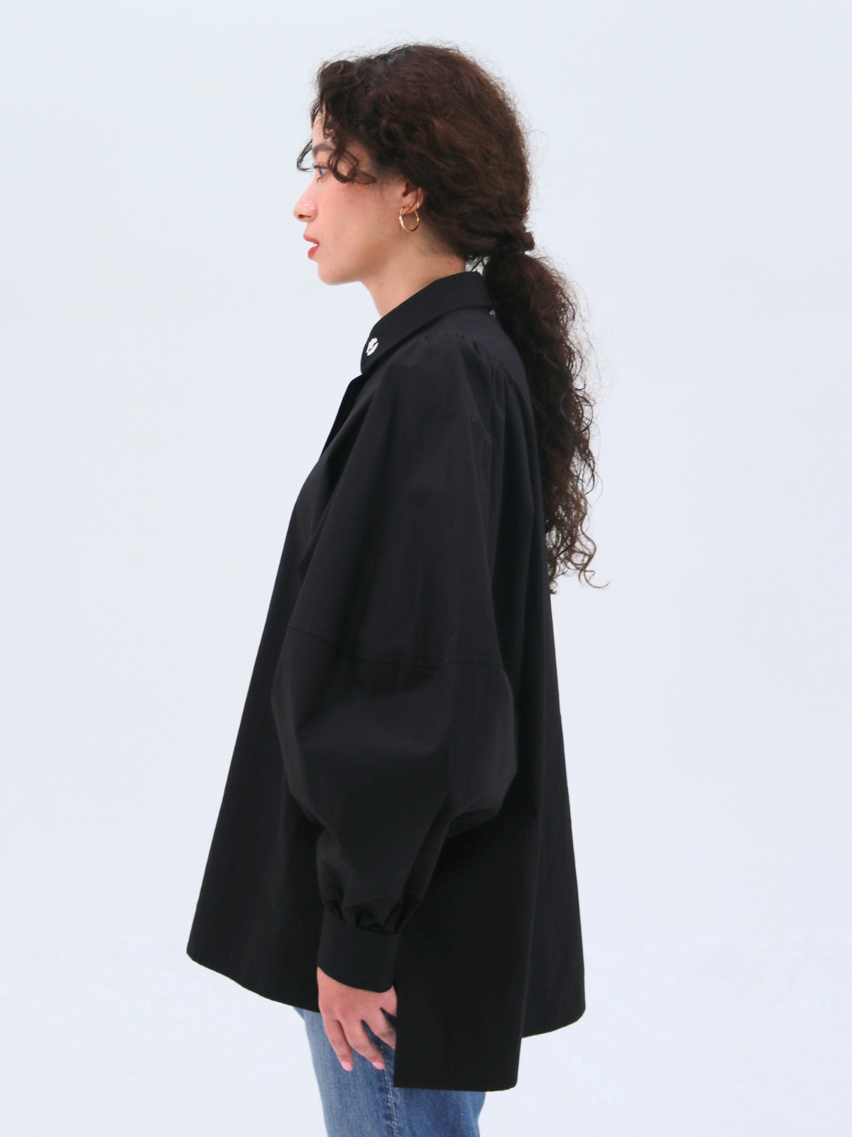 Volume Sleeve Blouse