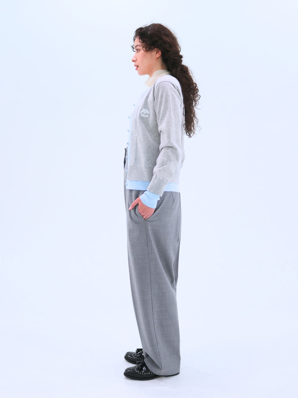 Double-Layered Cardigan