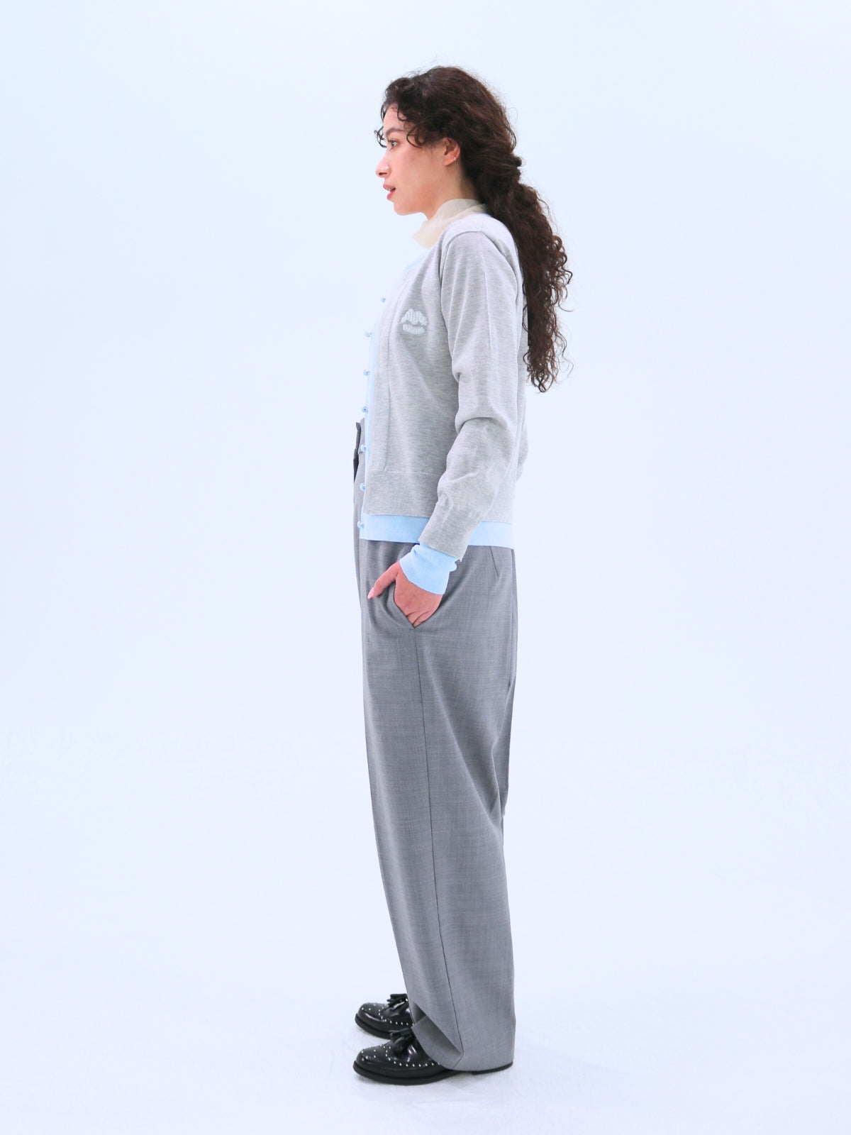 Double-Layered Cardigan