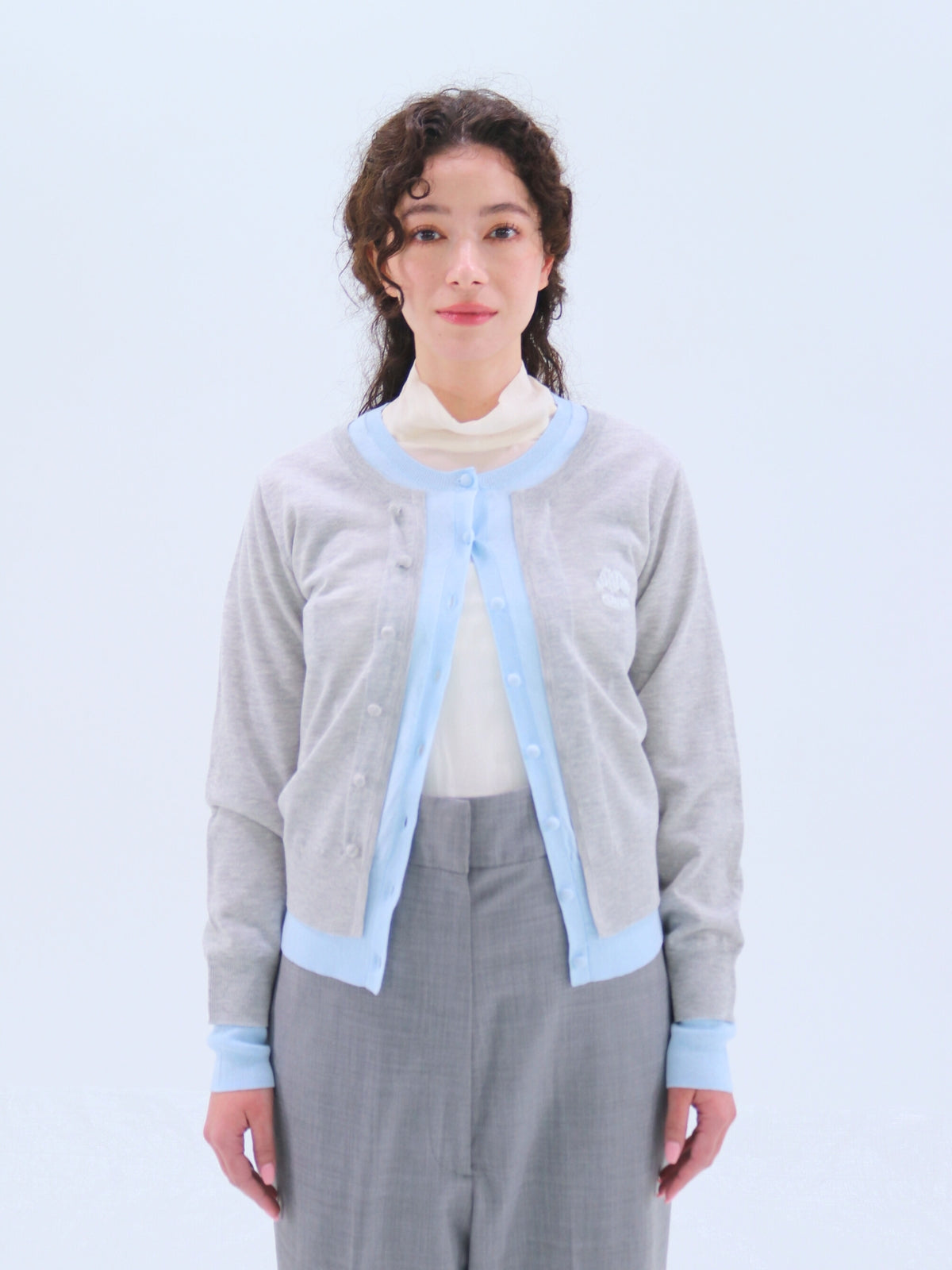 Double-Layered Cardigan