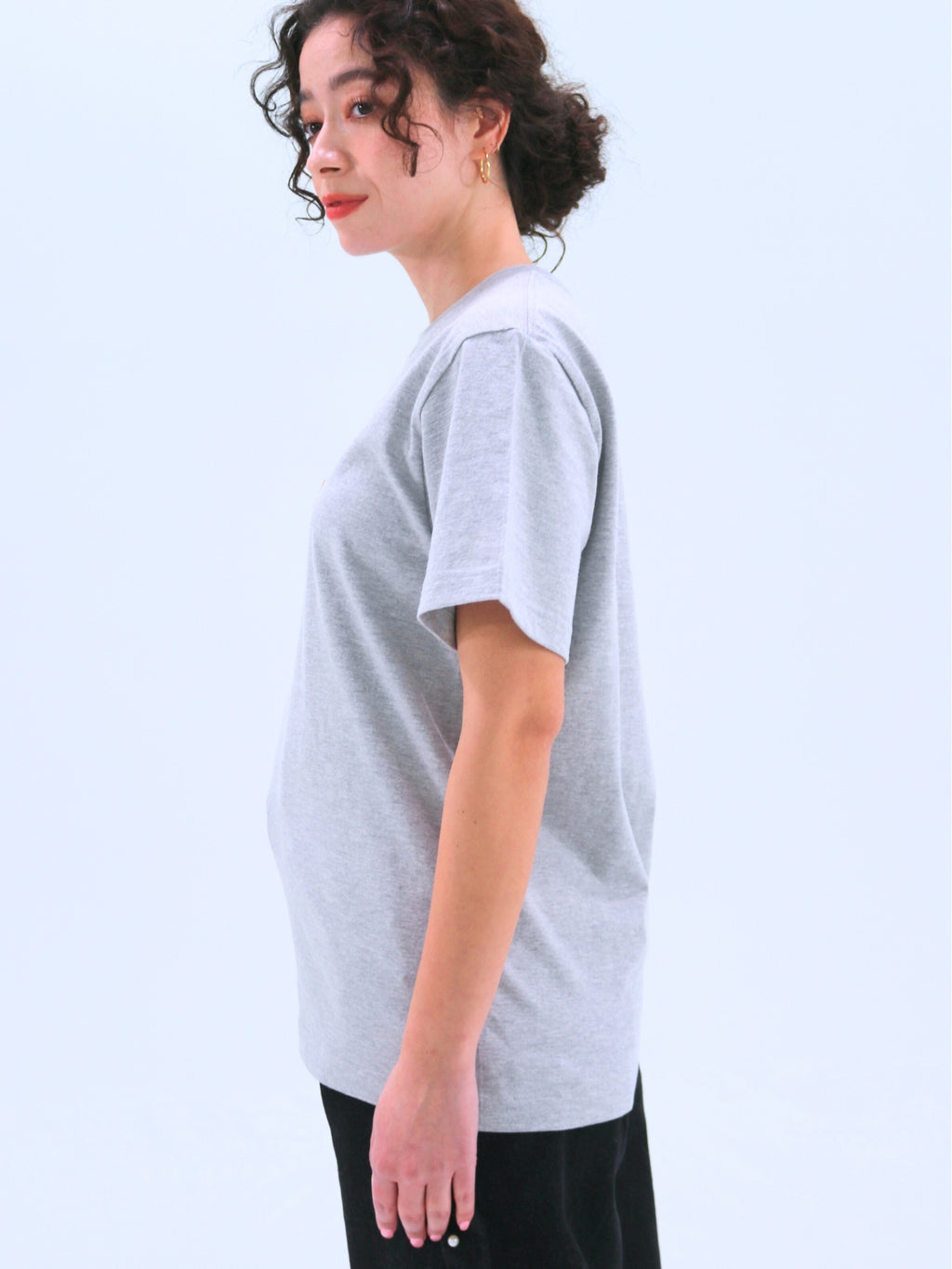 Lip Embroidered T-Shirt