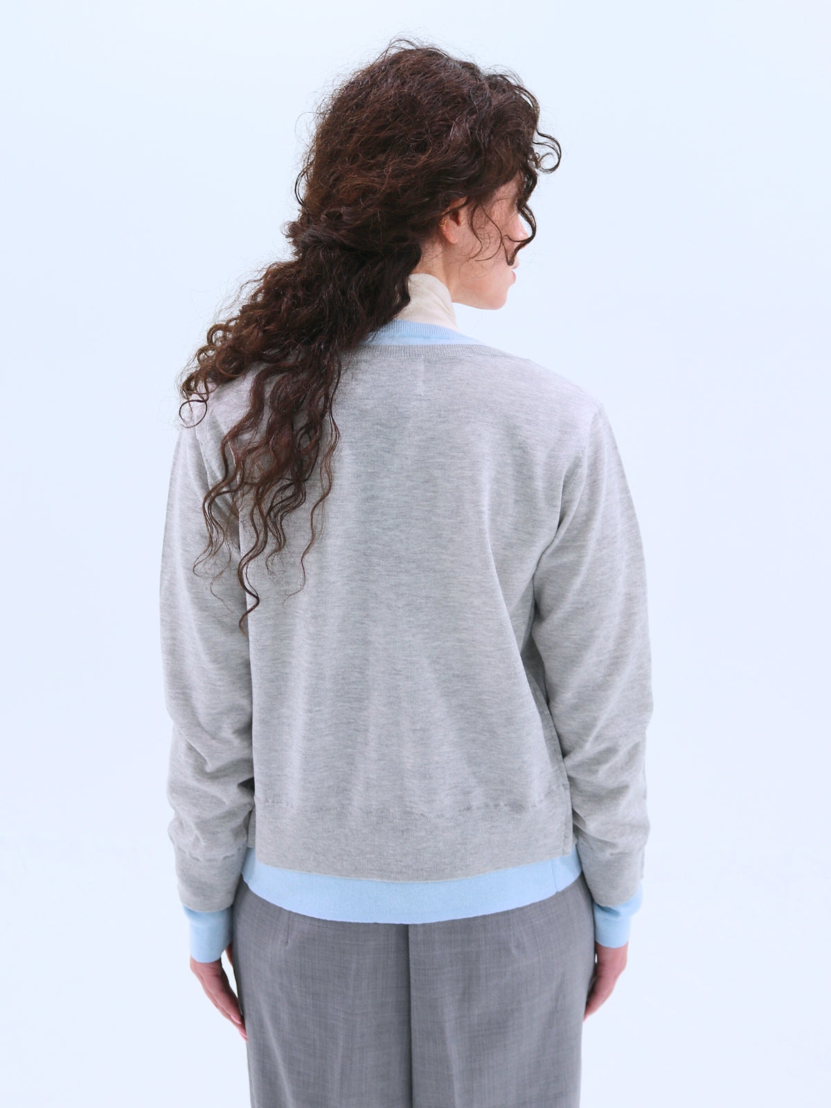 Double-Layered Cardigan
