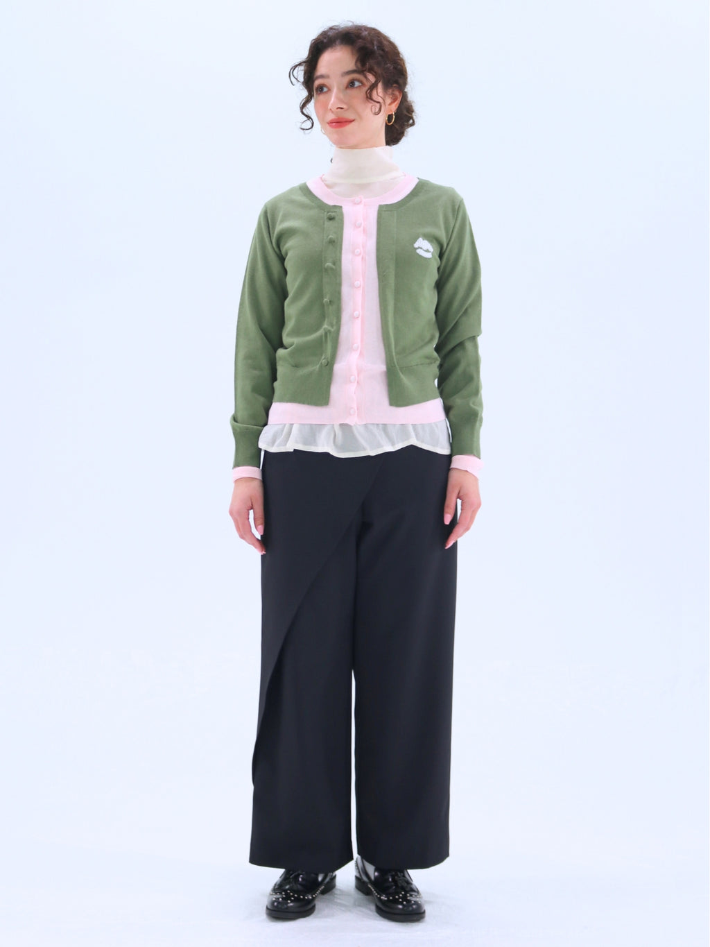Double-Layered Cardigan