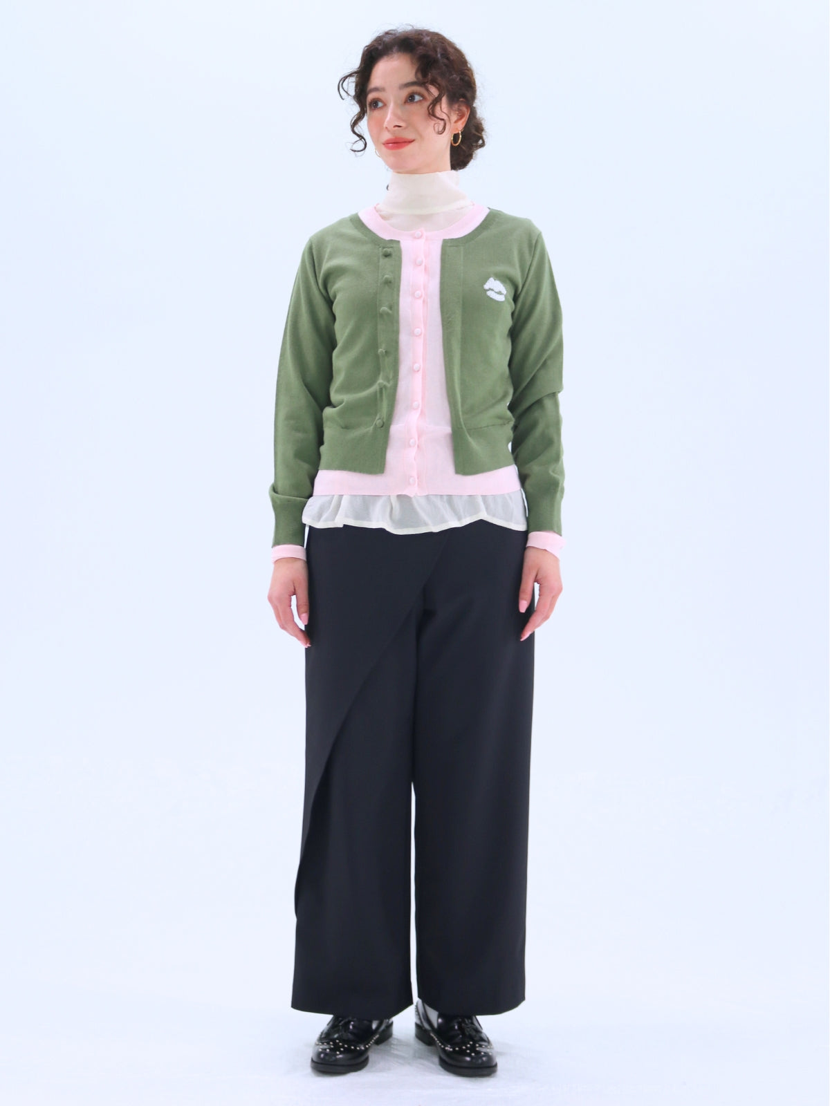 Double-Layered Cardigan