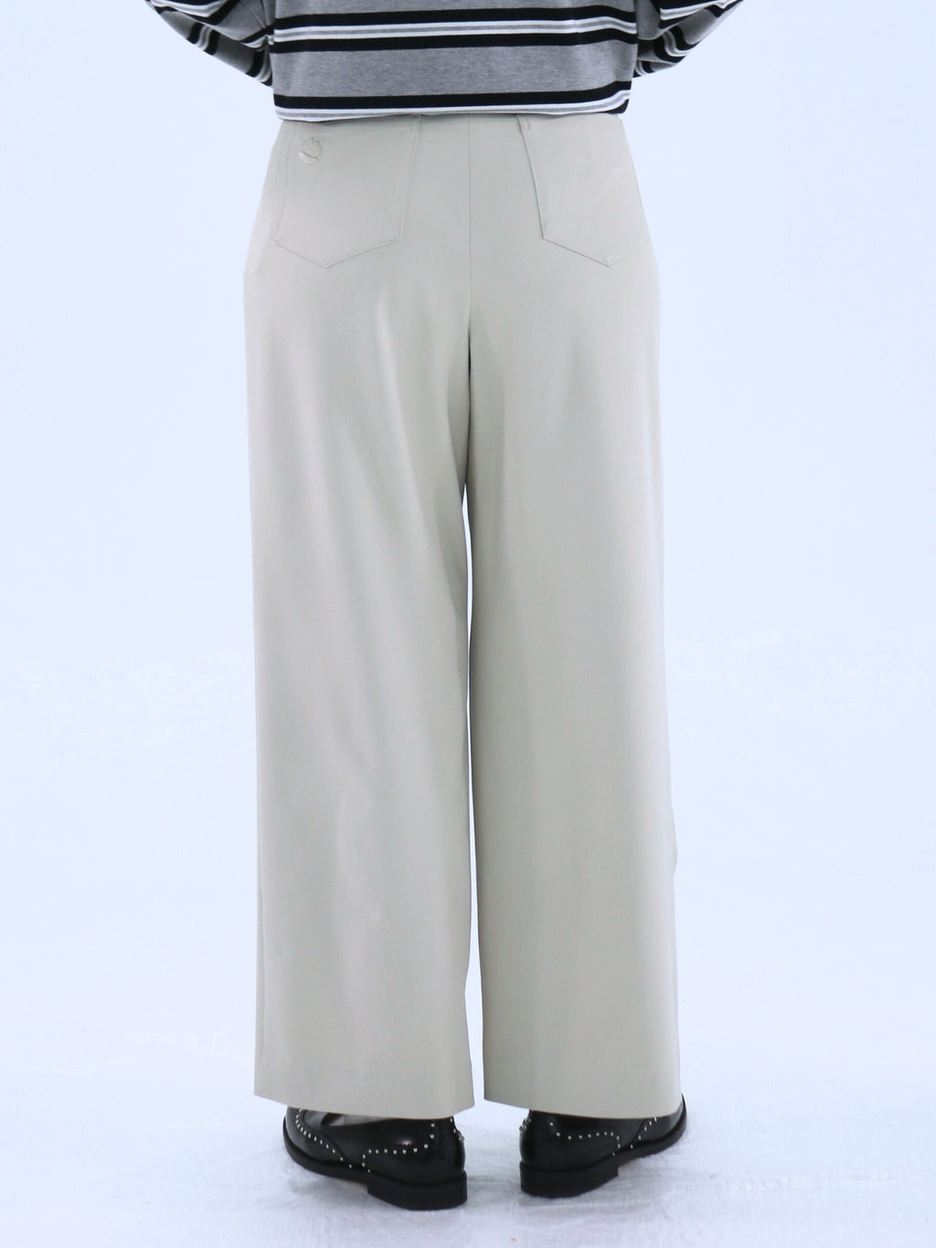 One-Side Wrap Slacks