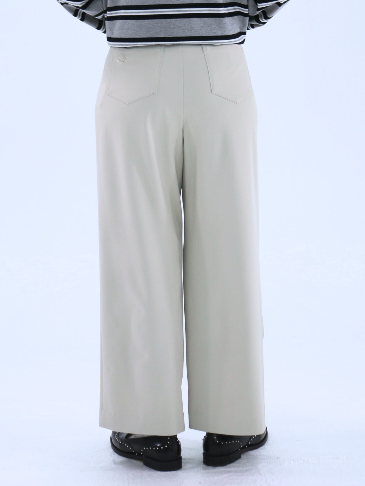 One-Side Wrap Slacks