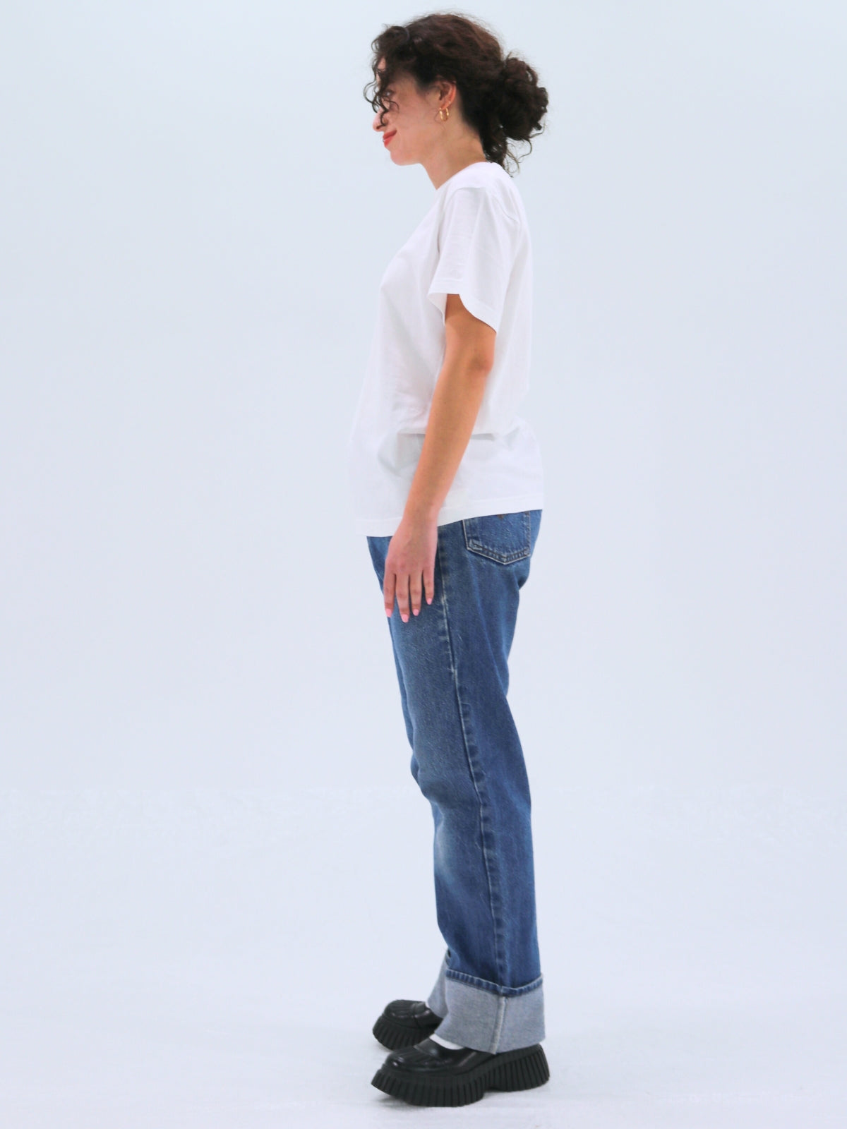 Lip Embroidered T-Shirt
