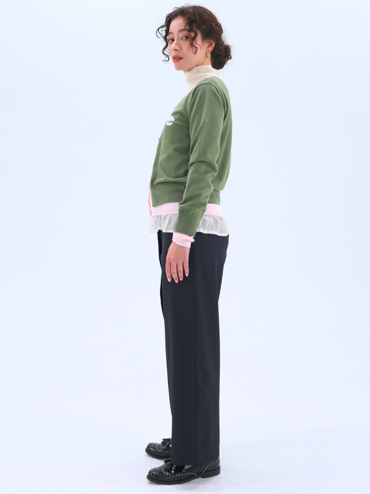 Double-Layered Cardigan