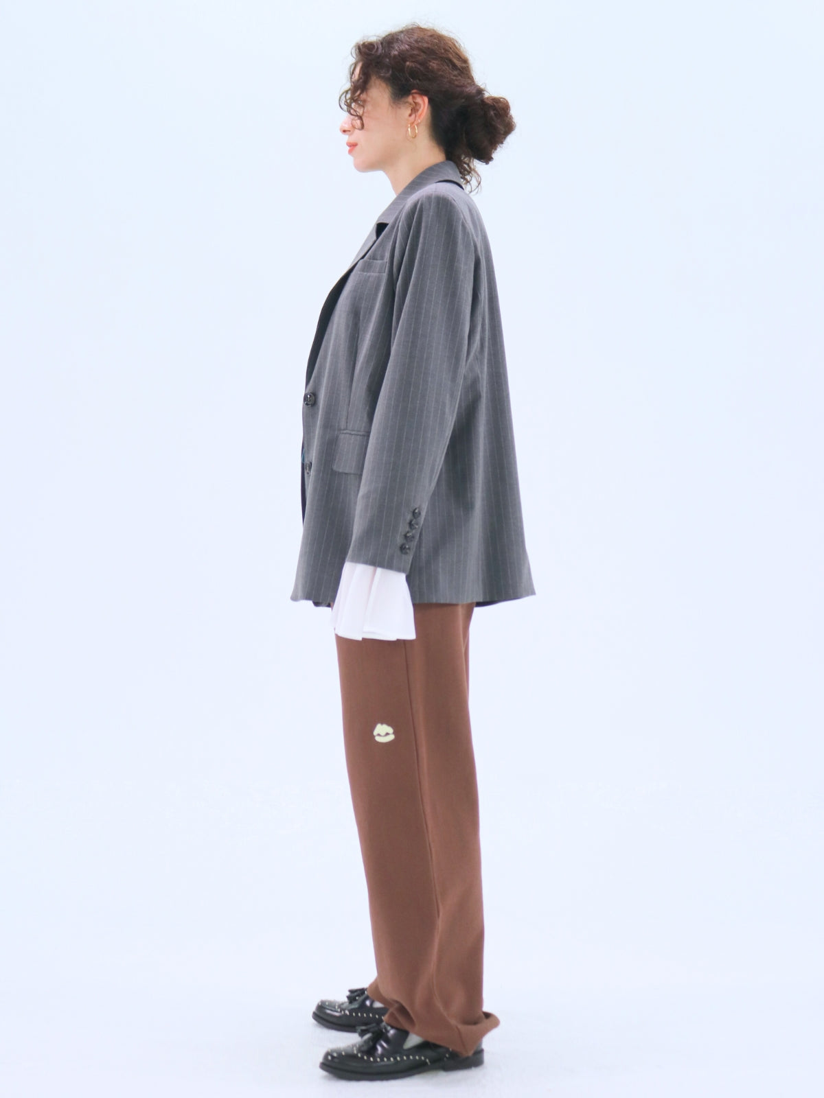 Chiffon Cuff Tailored Jacket