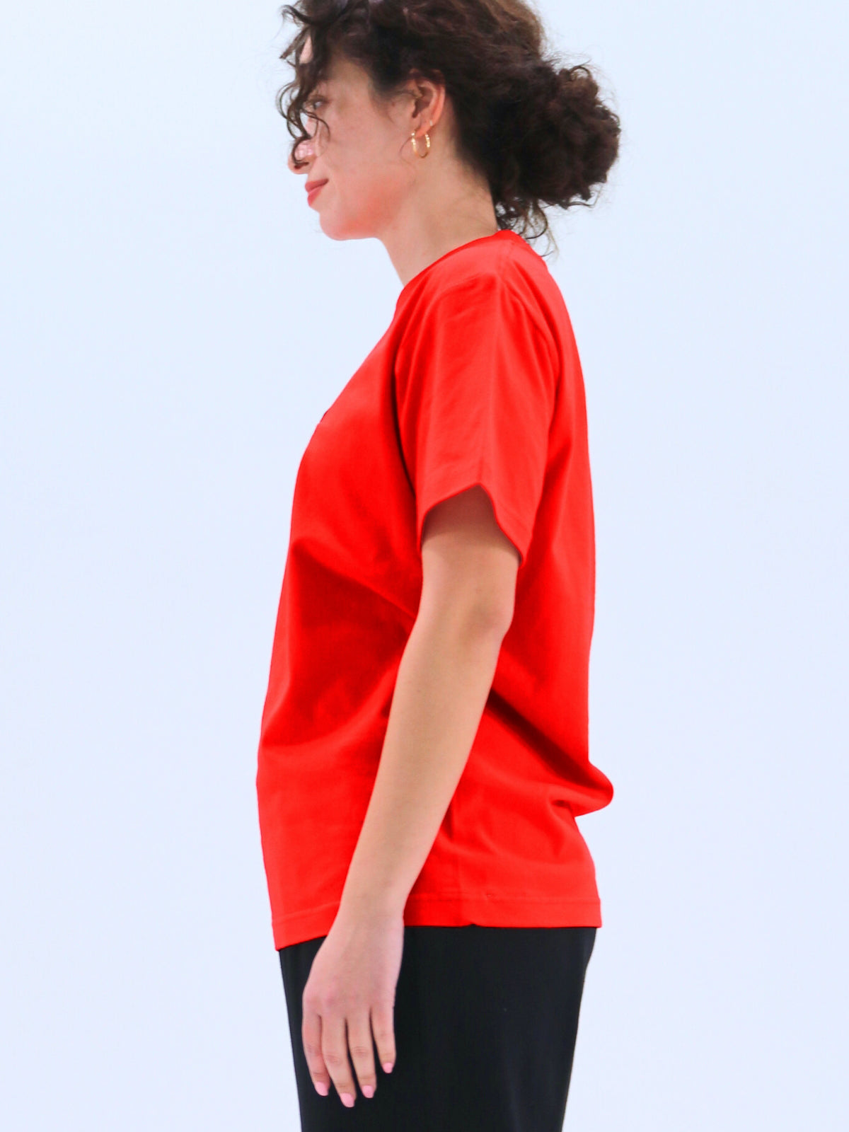 Lip Embroidered T-Shirt