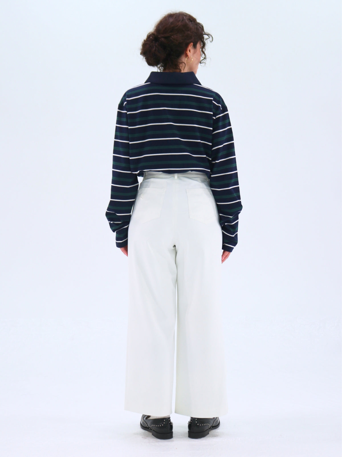 One-Side Wrap Slacks