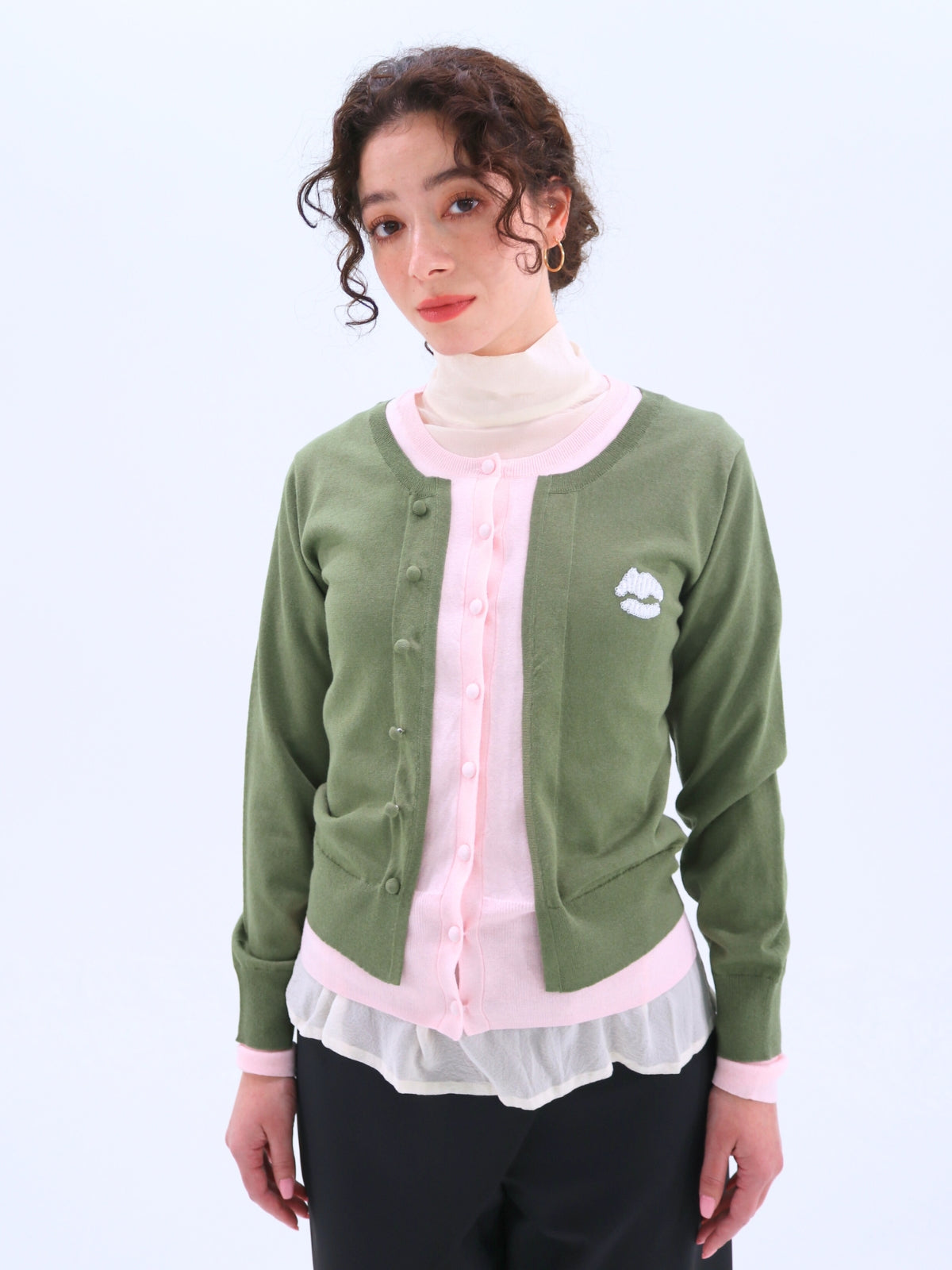 Double-Layered Cardigan