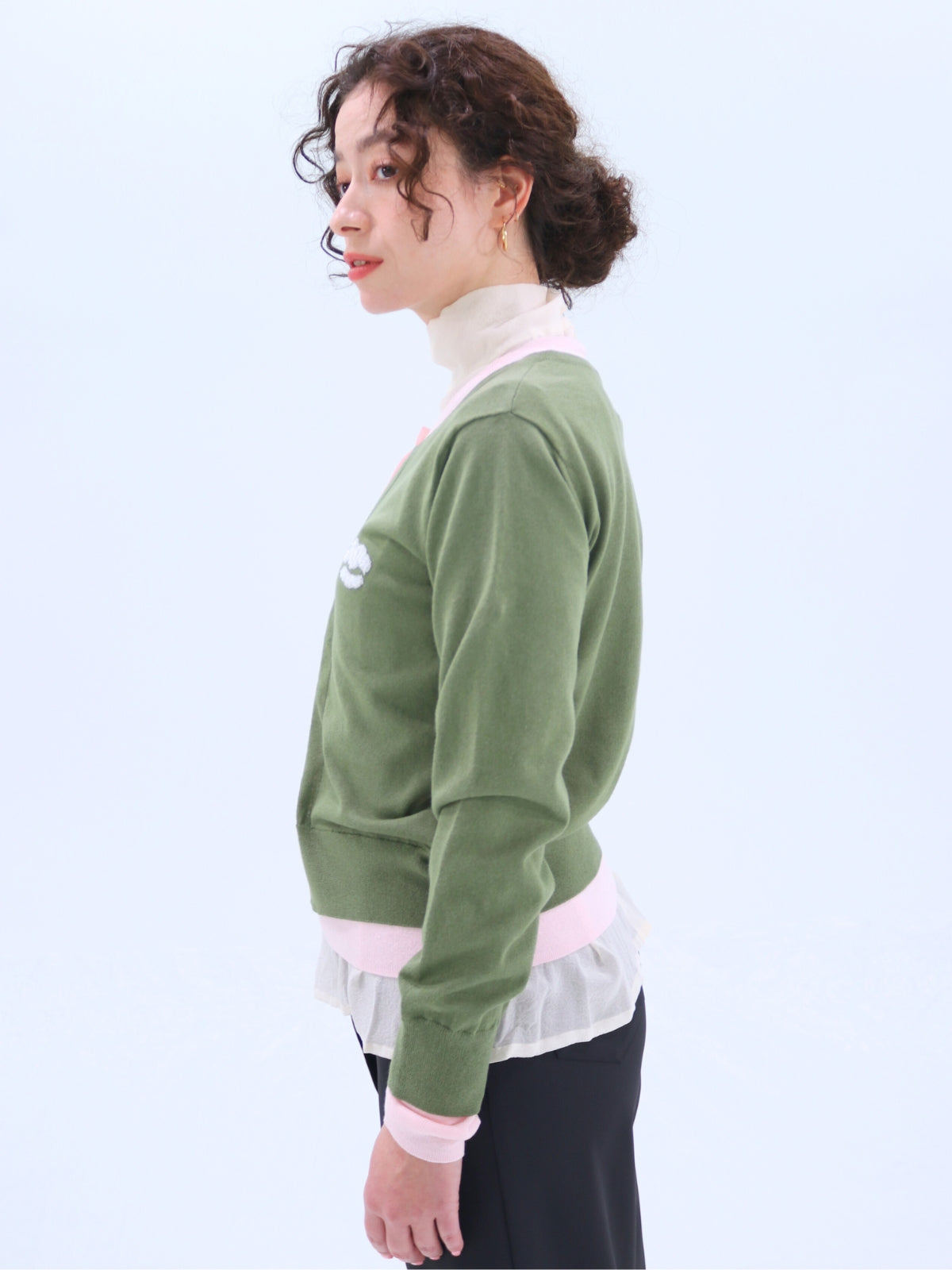 Double-Layered Cardigan