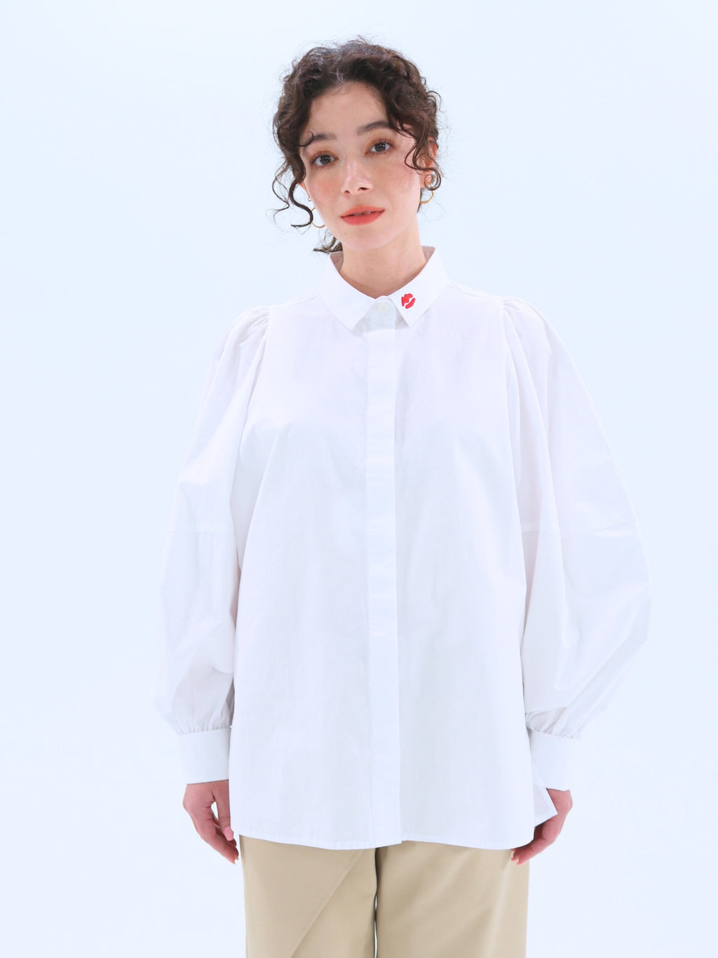 Volume Sleeve Blouse