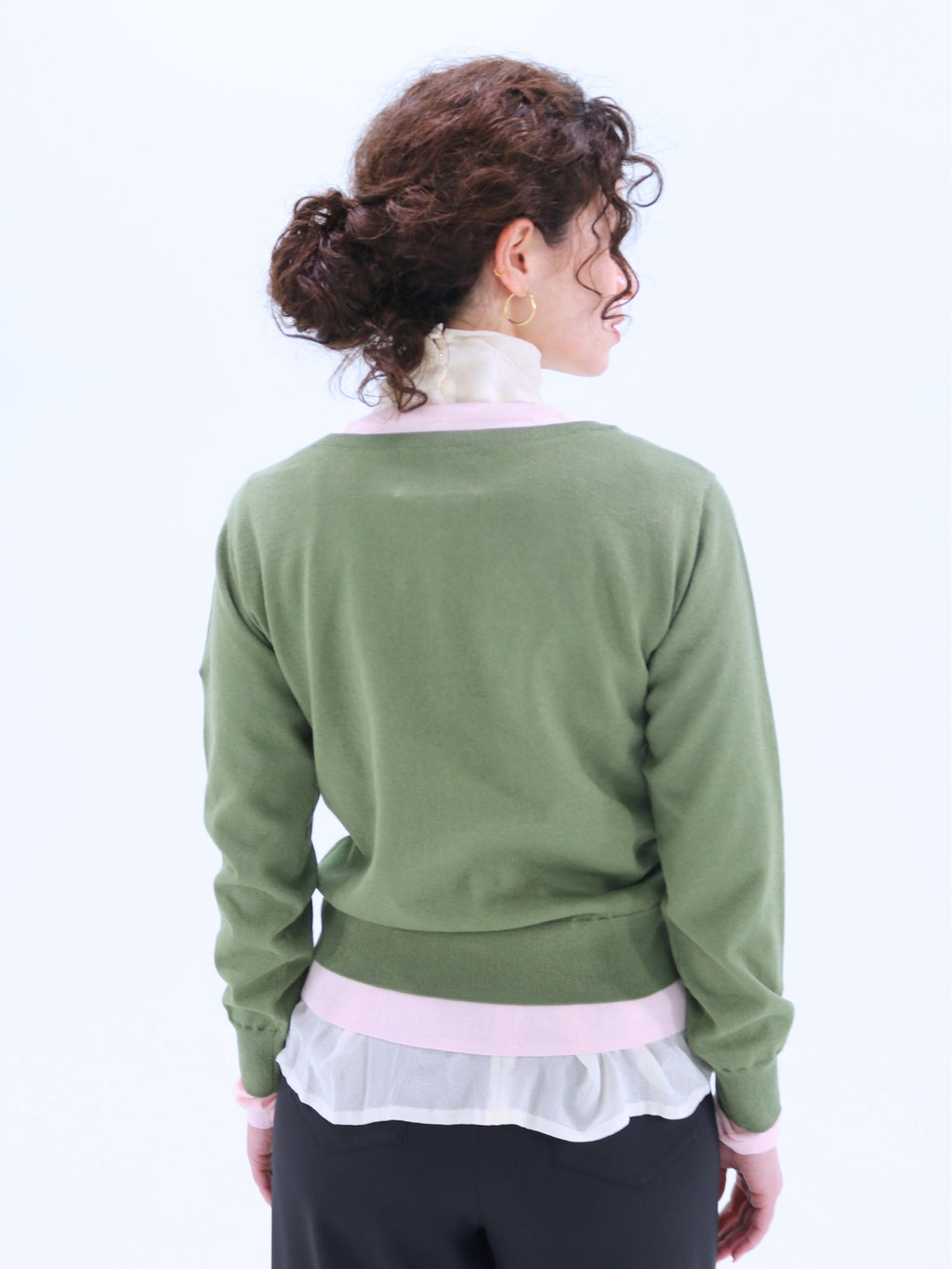 Double-Layered Cardigan