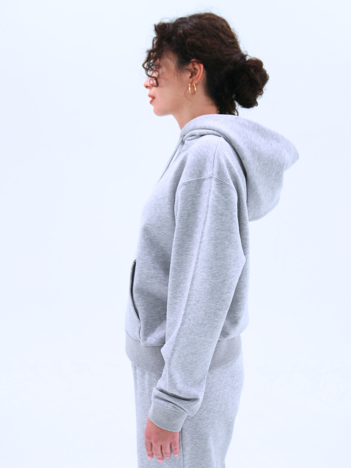 Lip Embroidered Sweat Hoodie