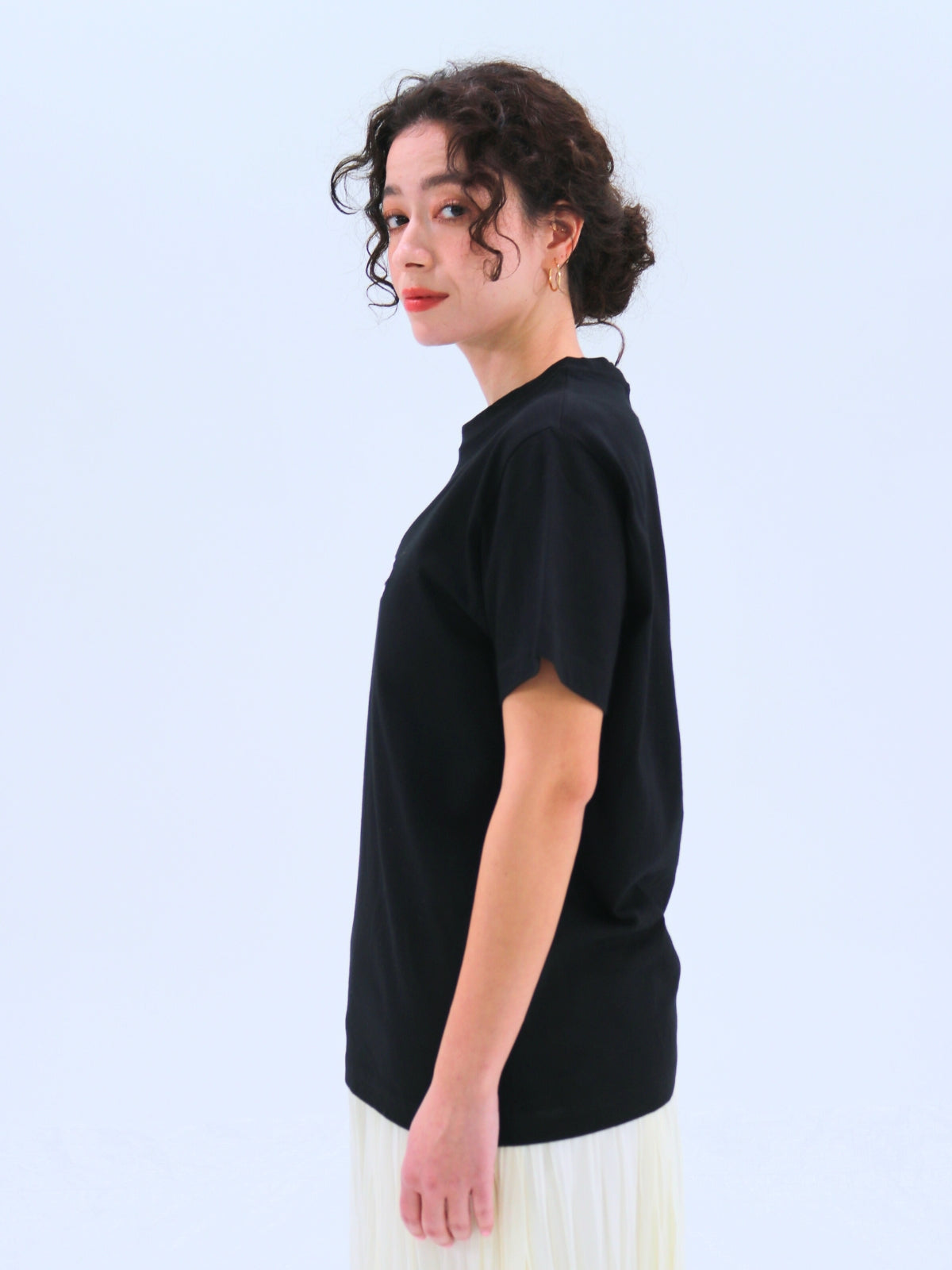 Lip Embroidered T-Shirt