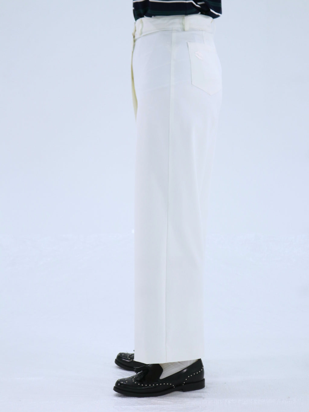 One-Side Wrap Slacks