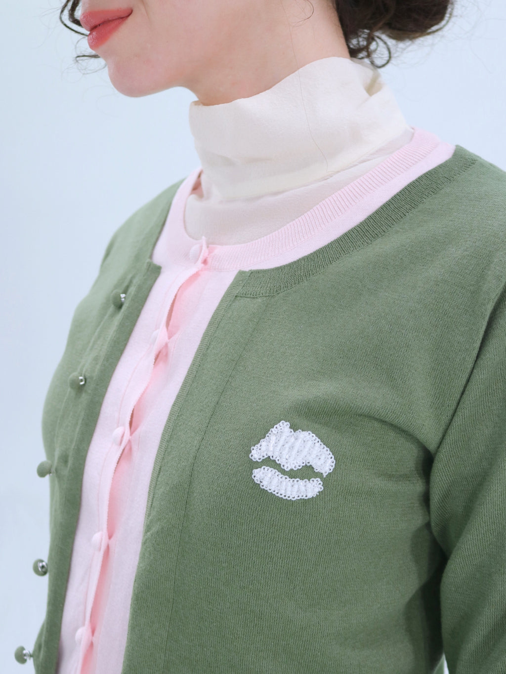 Double-Layered Cardigan