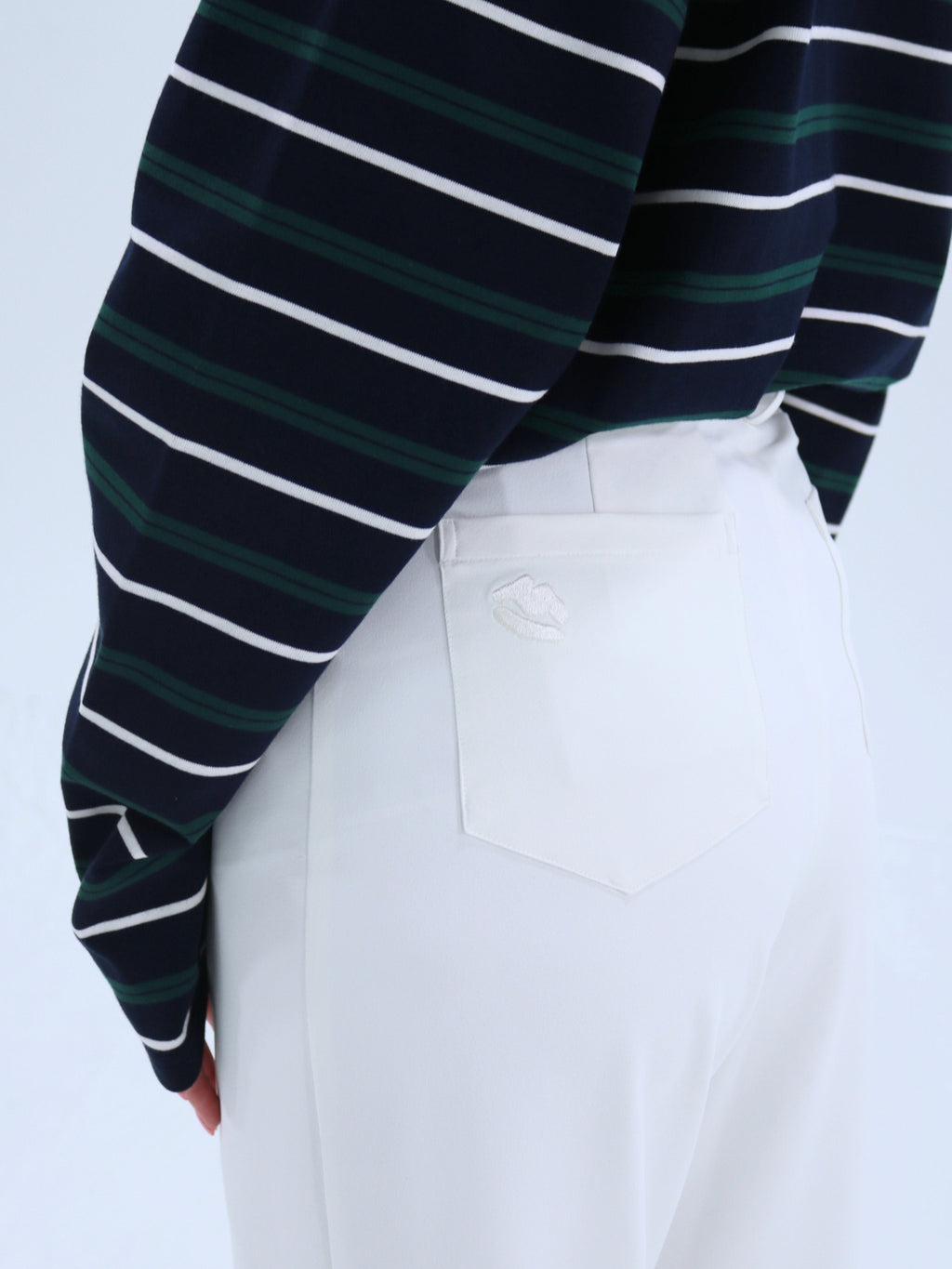 One-Side Wrap Slacks