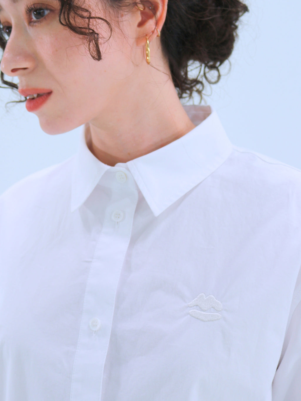 Balloon Sleeve Asymmetrical Blouse
