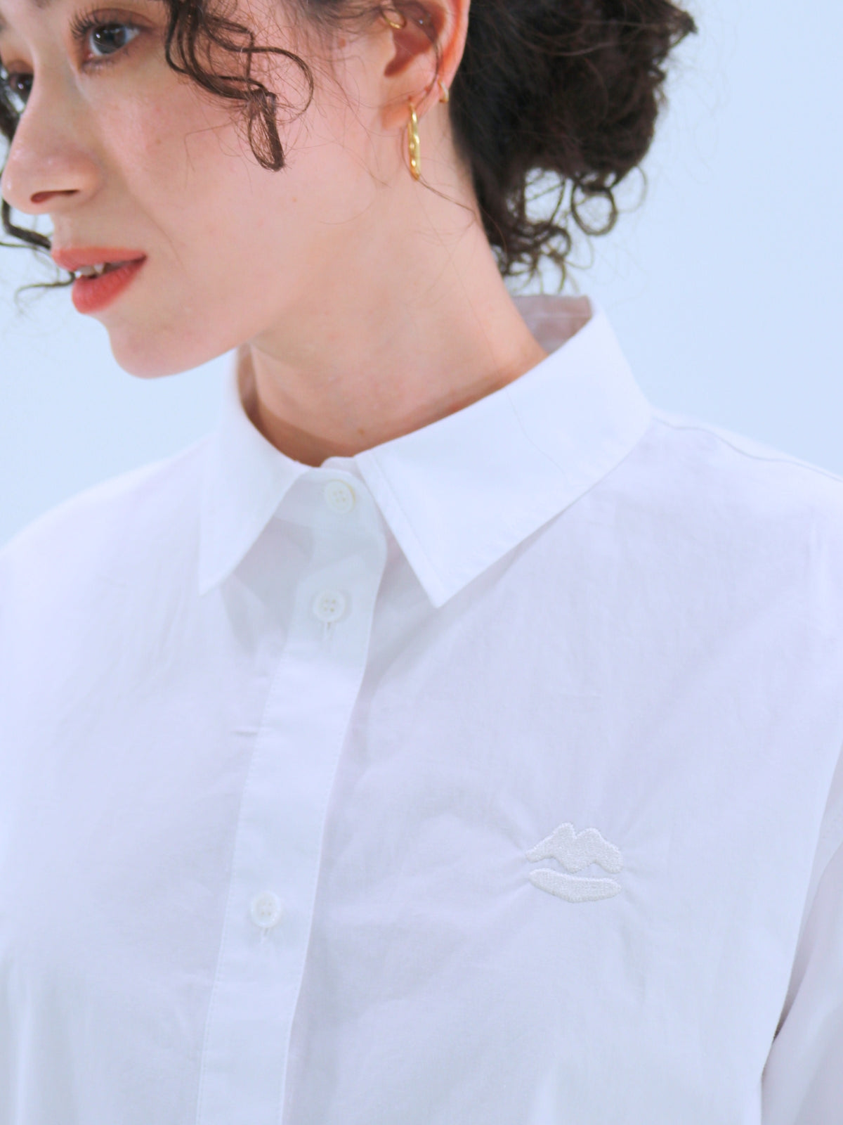 Balloon Sleeve Asymmetrical Blouse