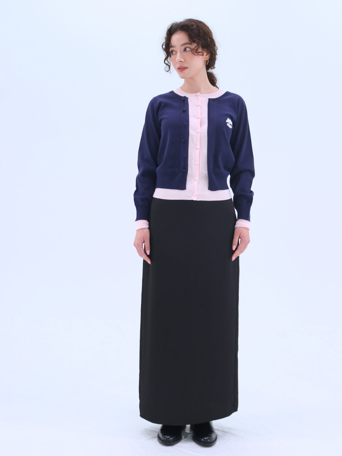 Double-Layered Cardigan