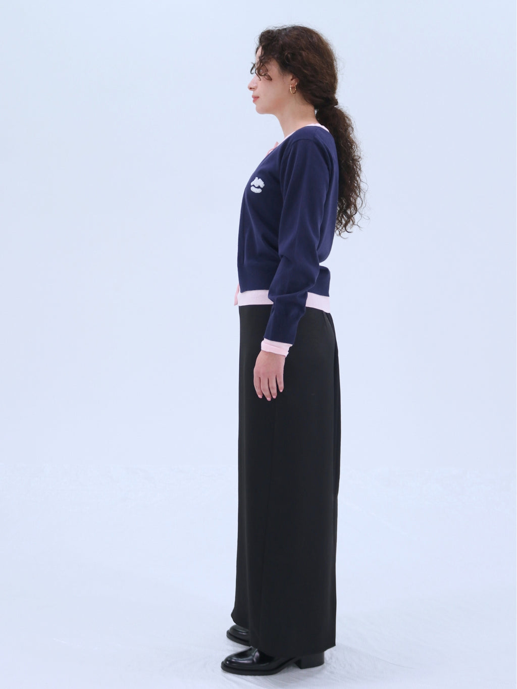 Double-Layered Cardigan