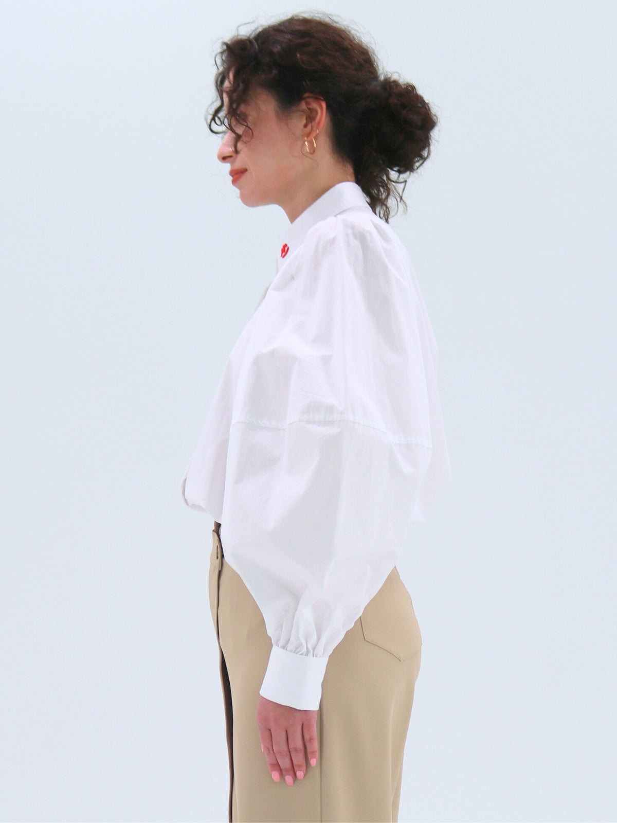 Volume Sleeve Blouse