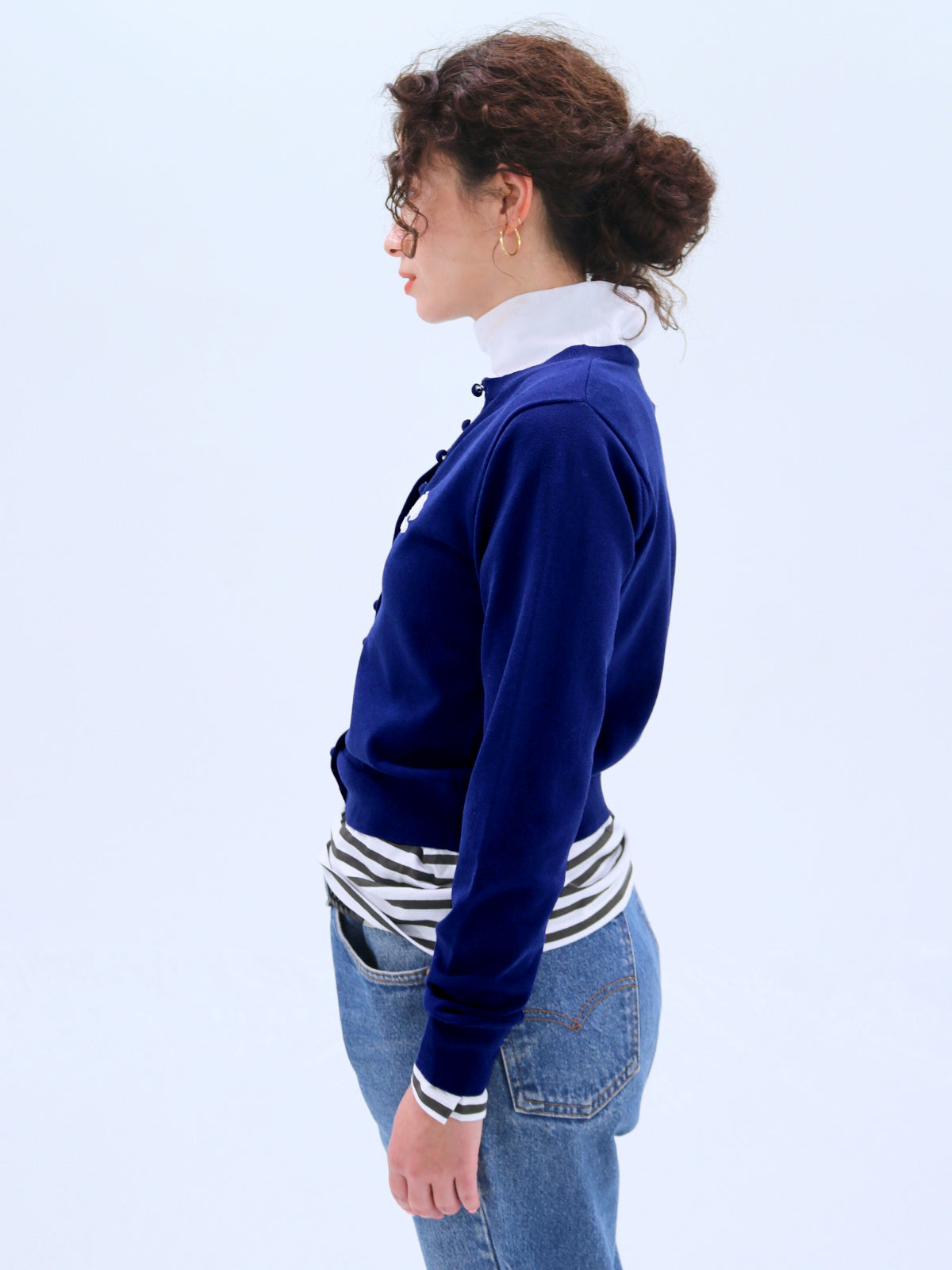 Lip Embroidered Cardigan