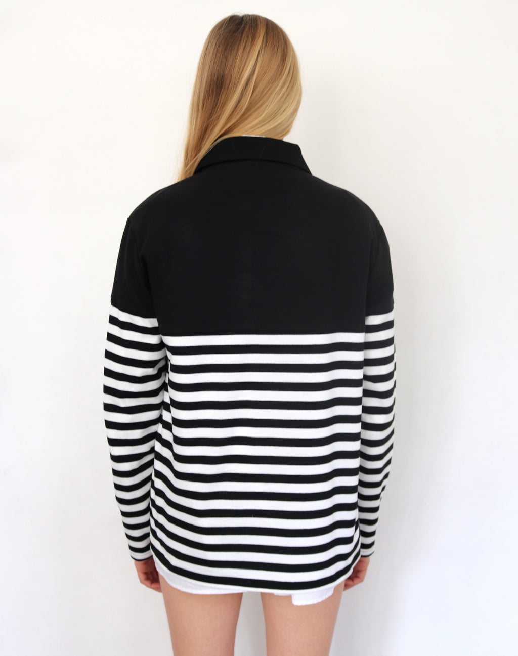 LIPS DON’T LIE. Border Polo Shirt