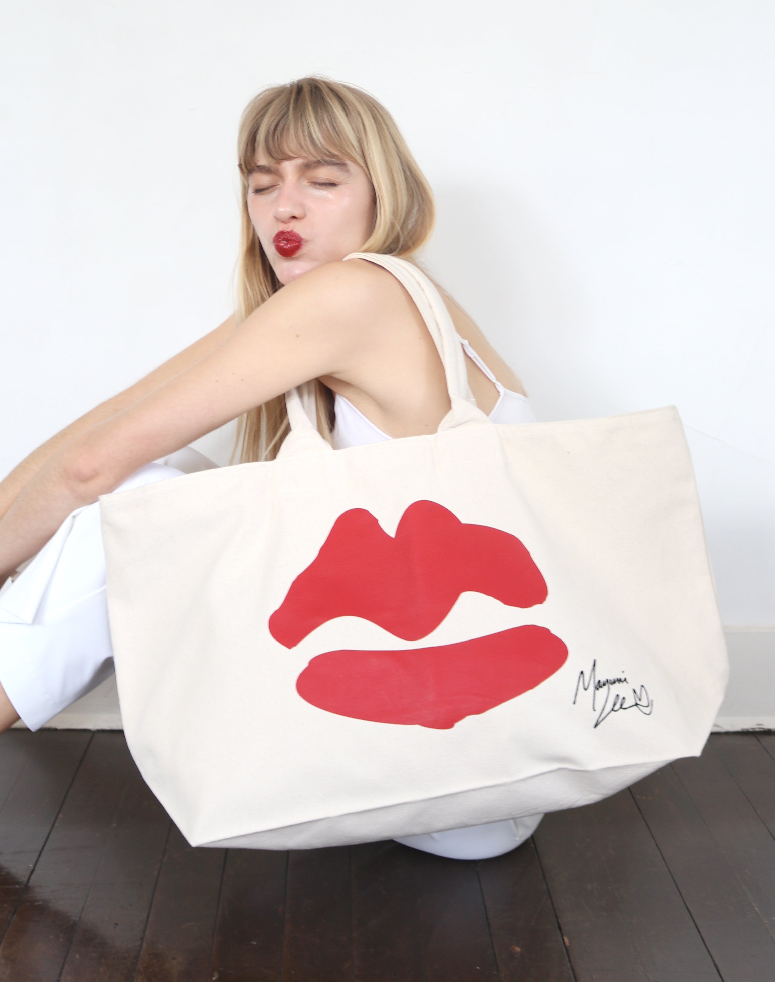 Big Lip Tote Bag